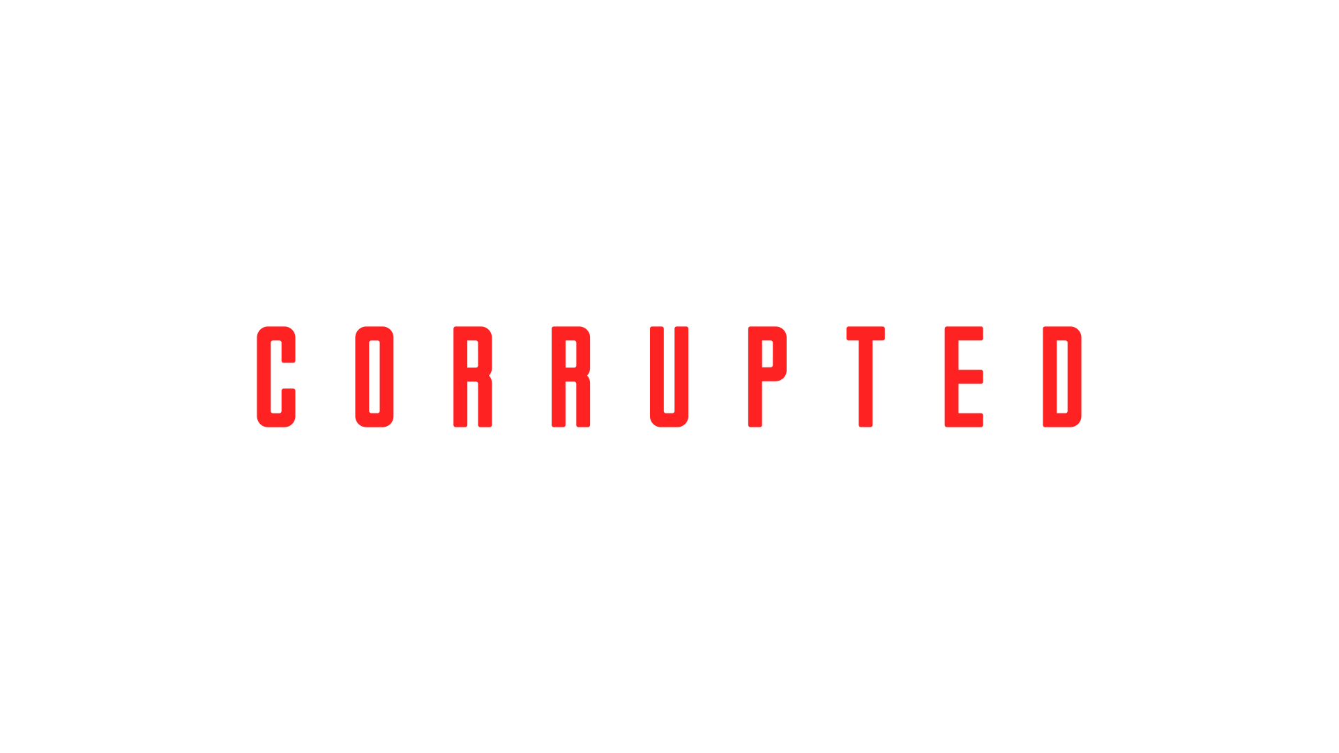 Corrupted logo